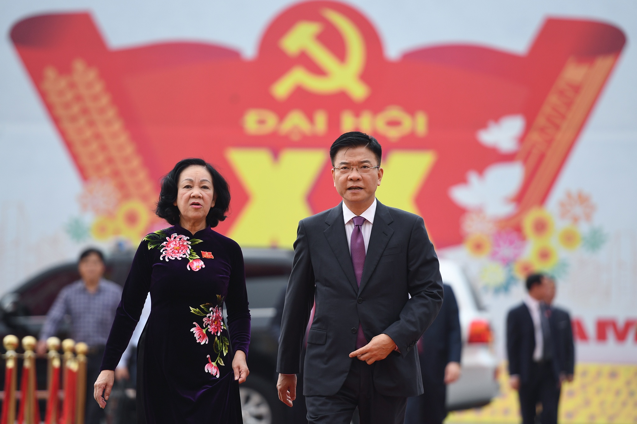 lanh dao trung uong du dai hoi dang bo tinh anh 2