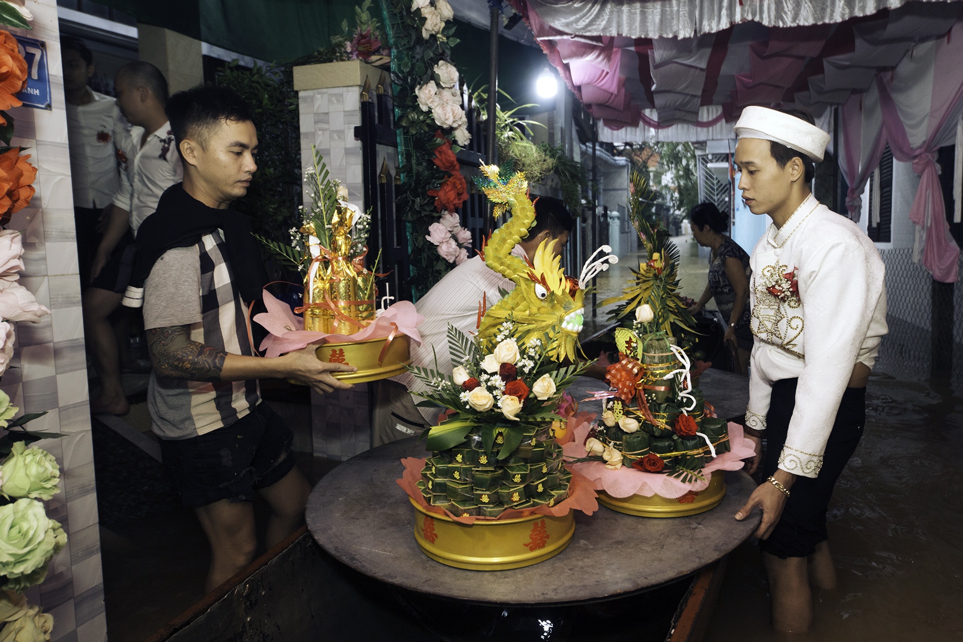 don dau di thuyen o Hue anh 1