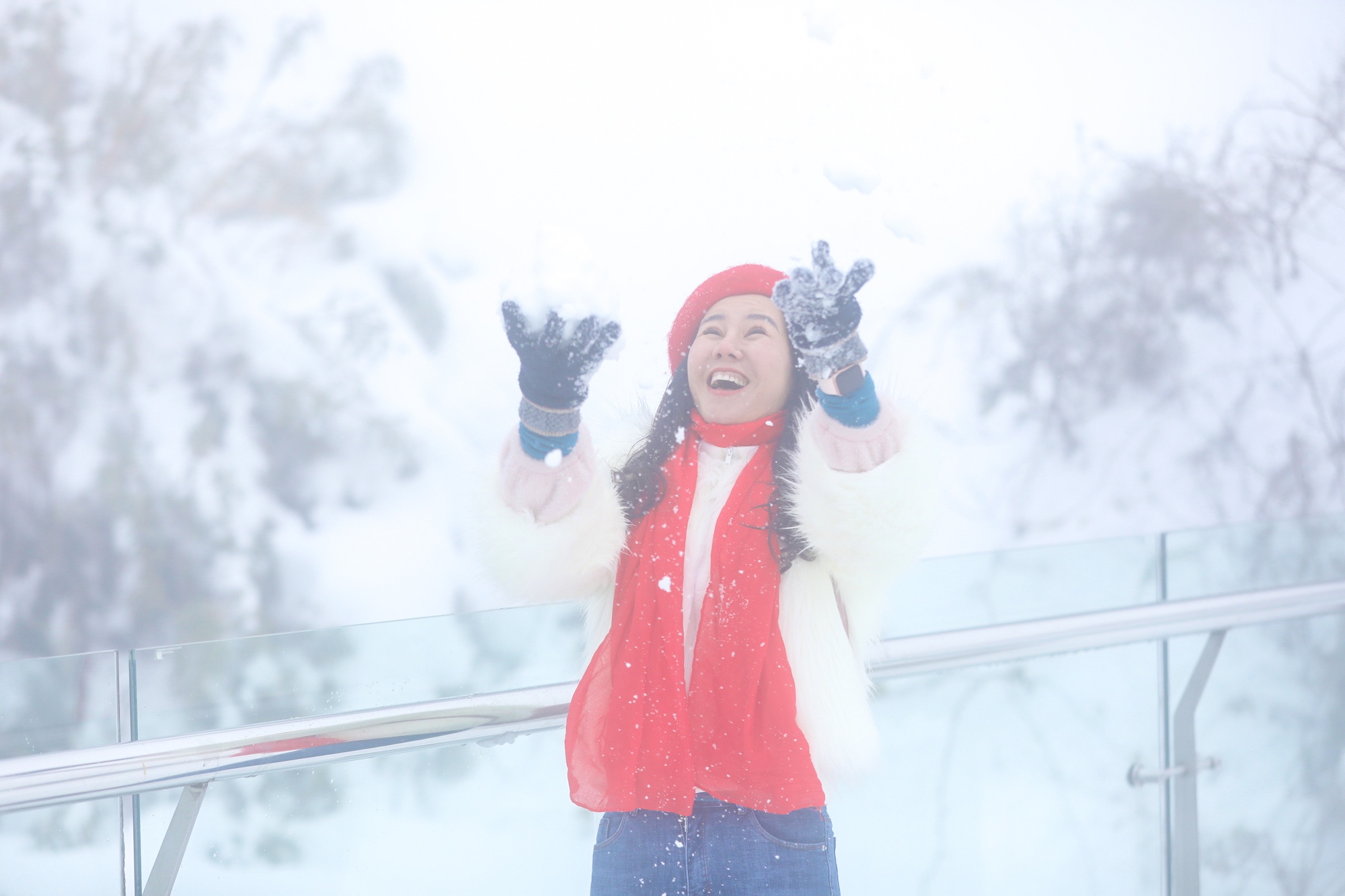 tuyet roi thu hut du khach len dinh Fansipan anh 2