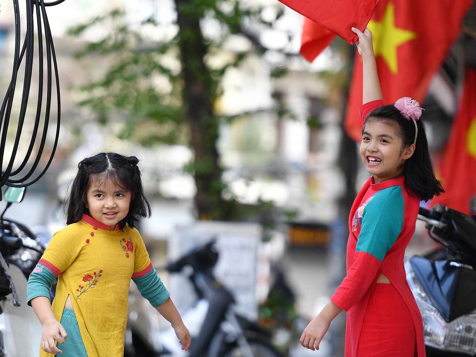 khong khi chieu 30 Tet o Ha Noi anh 9