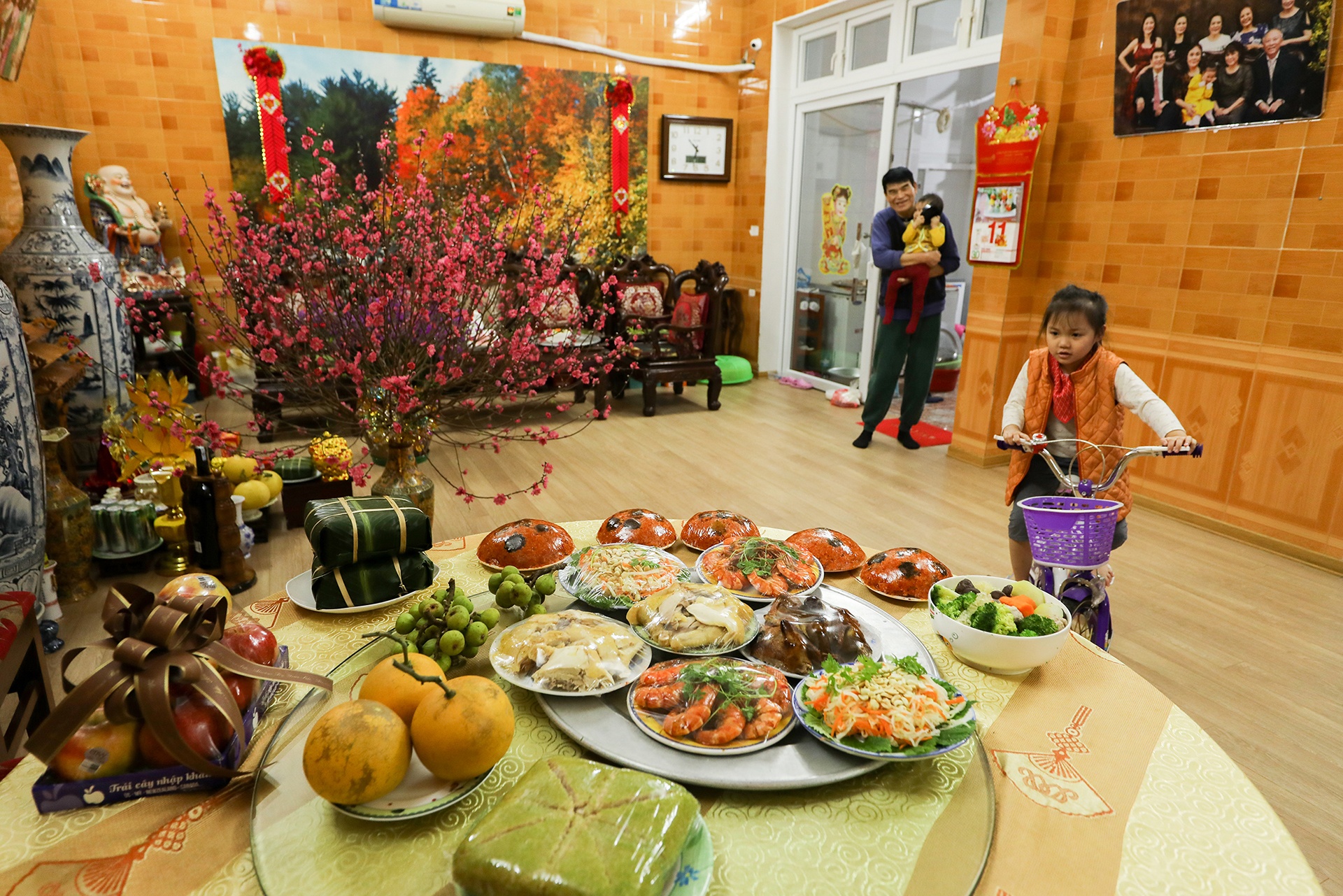 khong khi chieu 30 Tet o Ha Noi anh 2