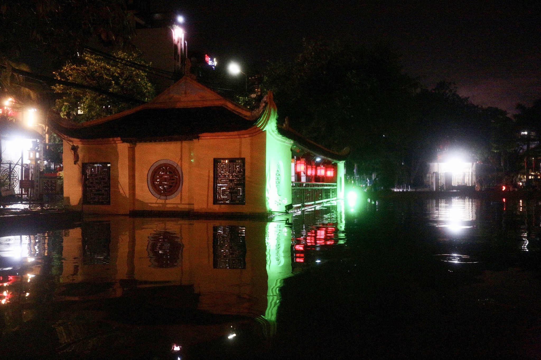 bat ca ngoai duong trong mua ngap anh 1