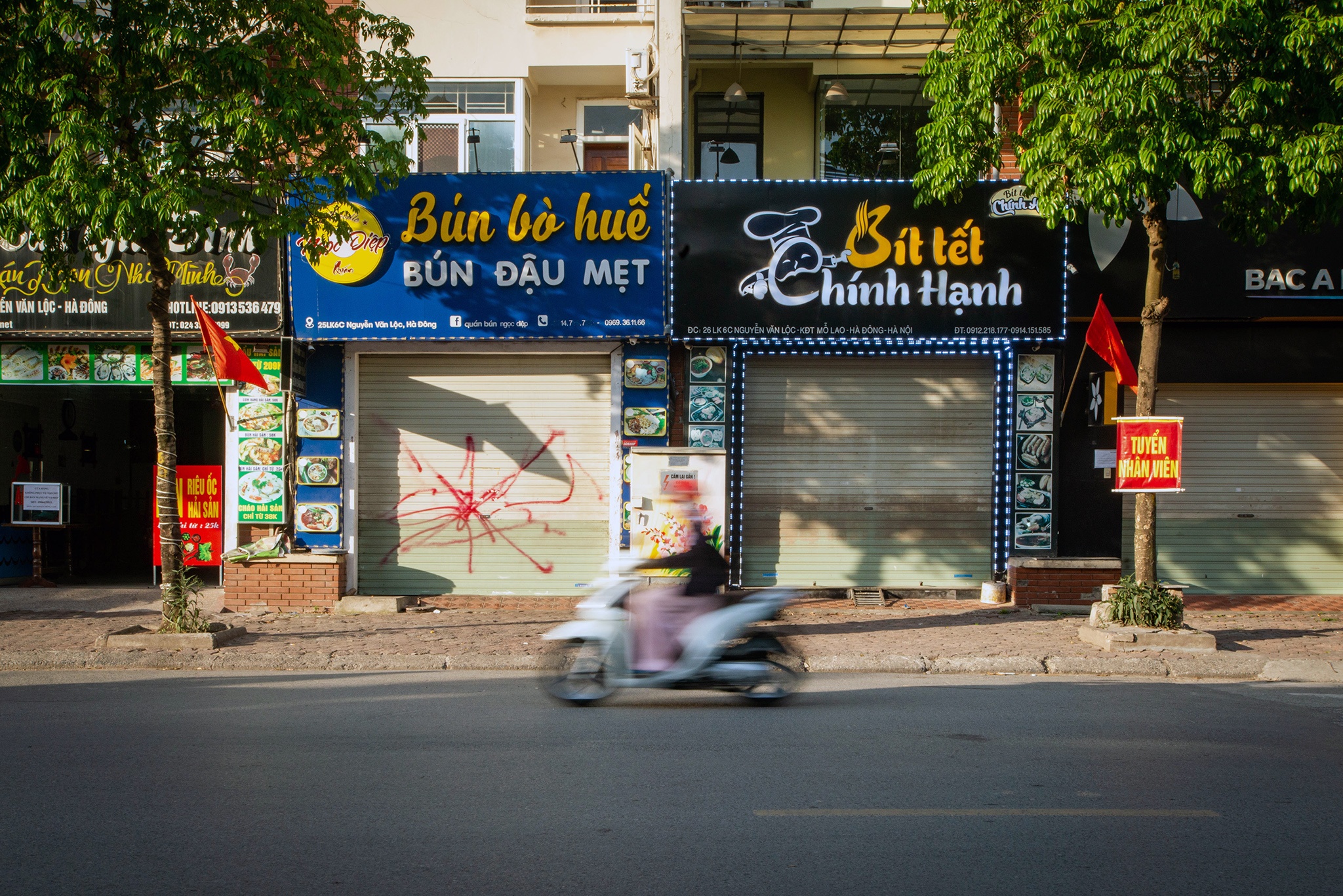 hang ban mang ve o Ha Noi mua dich anh 2