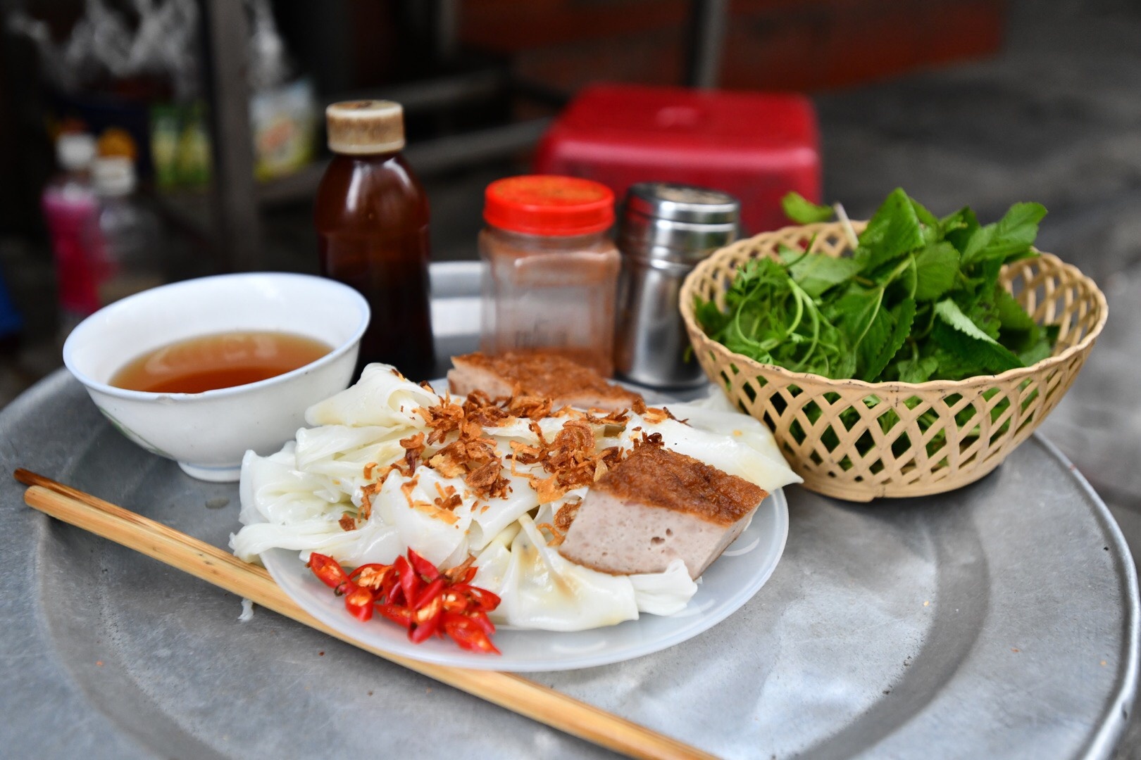 banh cuon ban dat hang mua dich anh 1