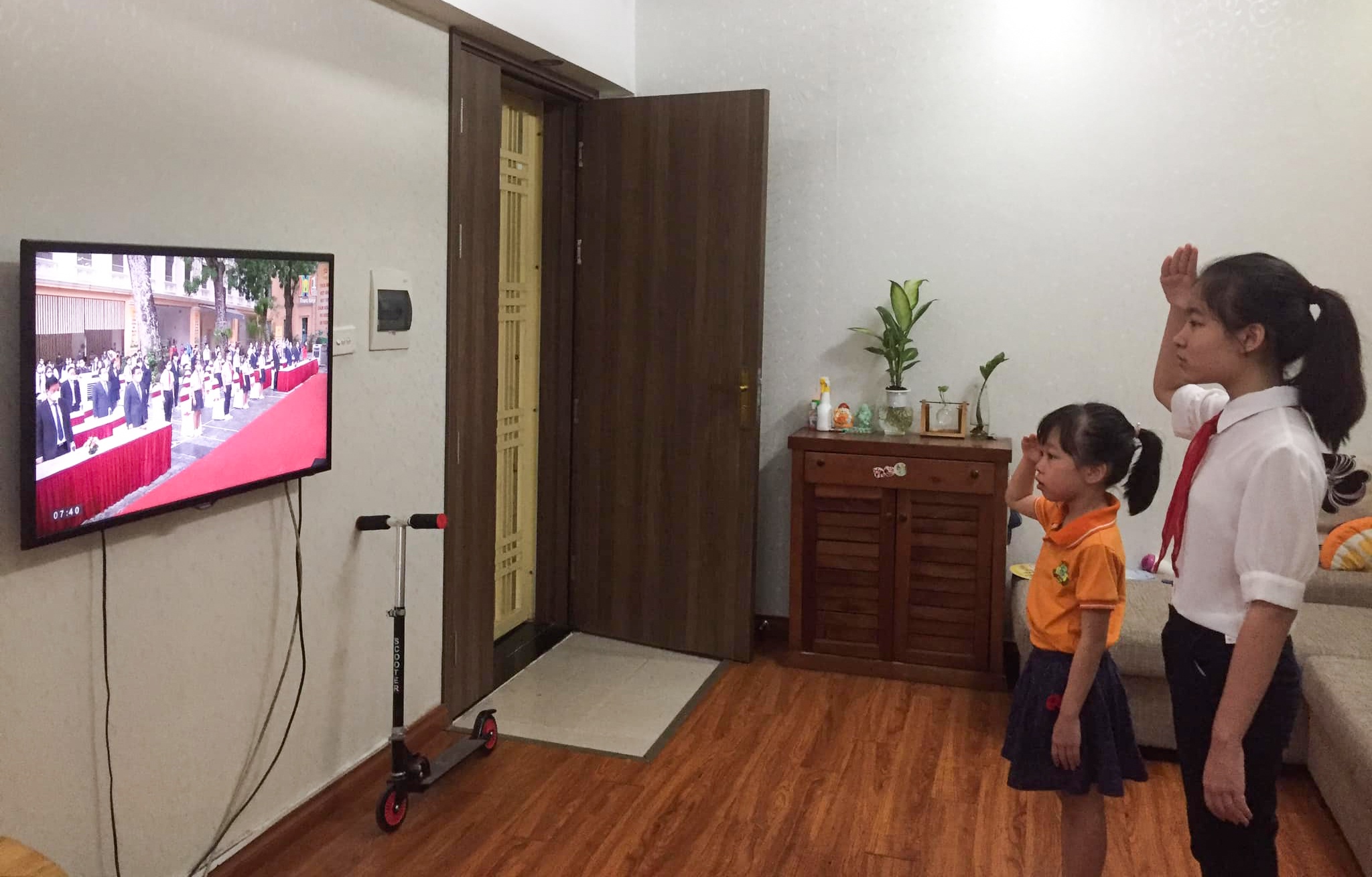 khai giang qua man hinh o Ha Noi anh 1