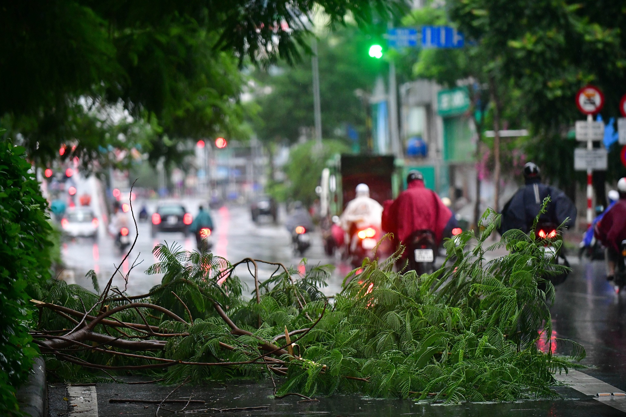 Ha Noi mua lon duong pho van dong anh 8