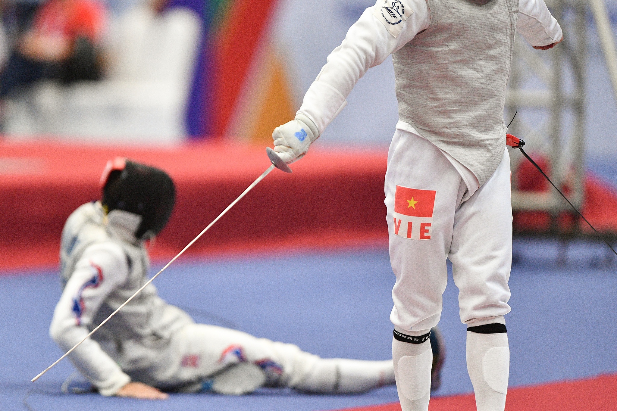 Doi thu Thai Lan nhieu lan bat khoi tham dau kiem truoc VDV Viet Nam hinh anh