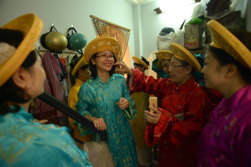 Gia toc tai Sai Gon nua the ky lam le gio to Hung Vuong hinh anh