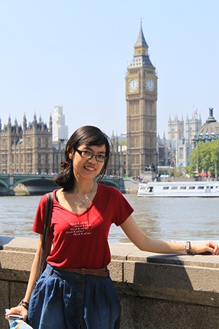 Lê Hoàng Hoa, sinh viên đại học New Castle, cựu sinh viên IFY khóa 3.