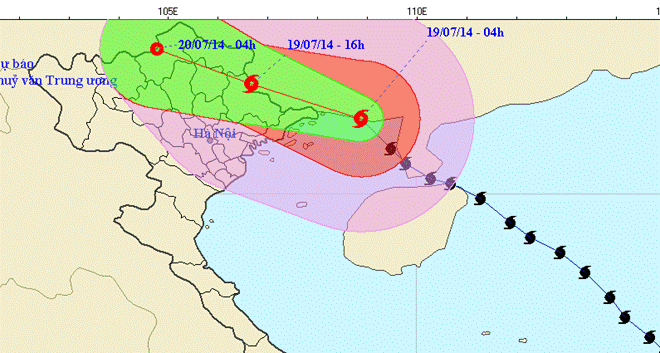Đây là cơn bão mạnh nhất ảnh hưởng trực tiếp tới Quảng Ninh trong 10 năm qua - NCHMF