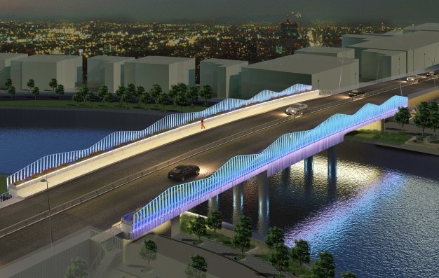 Den my thuat cau Kieu se lung linh tu thang 9 hinh anh