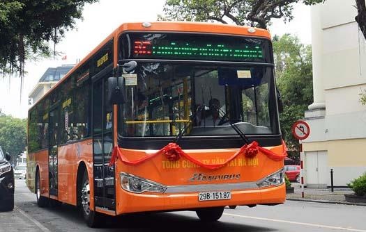 Ha Noi co them tuyen xe buyt chat luong cao Ha Dong - Noi Bai hinh anh