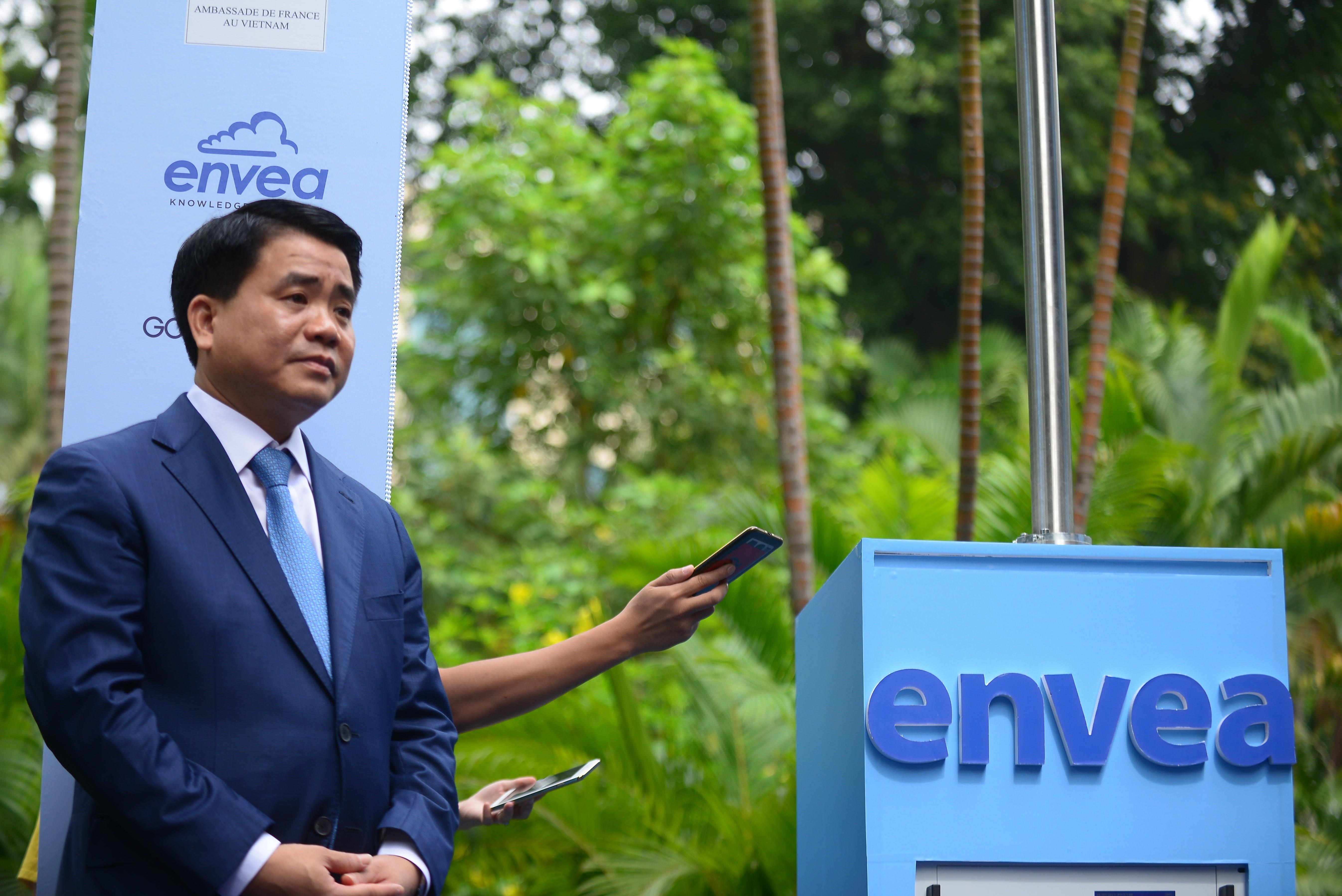 Ha Noi co them tram quan trac chat luong khong khi hinh anh