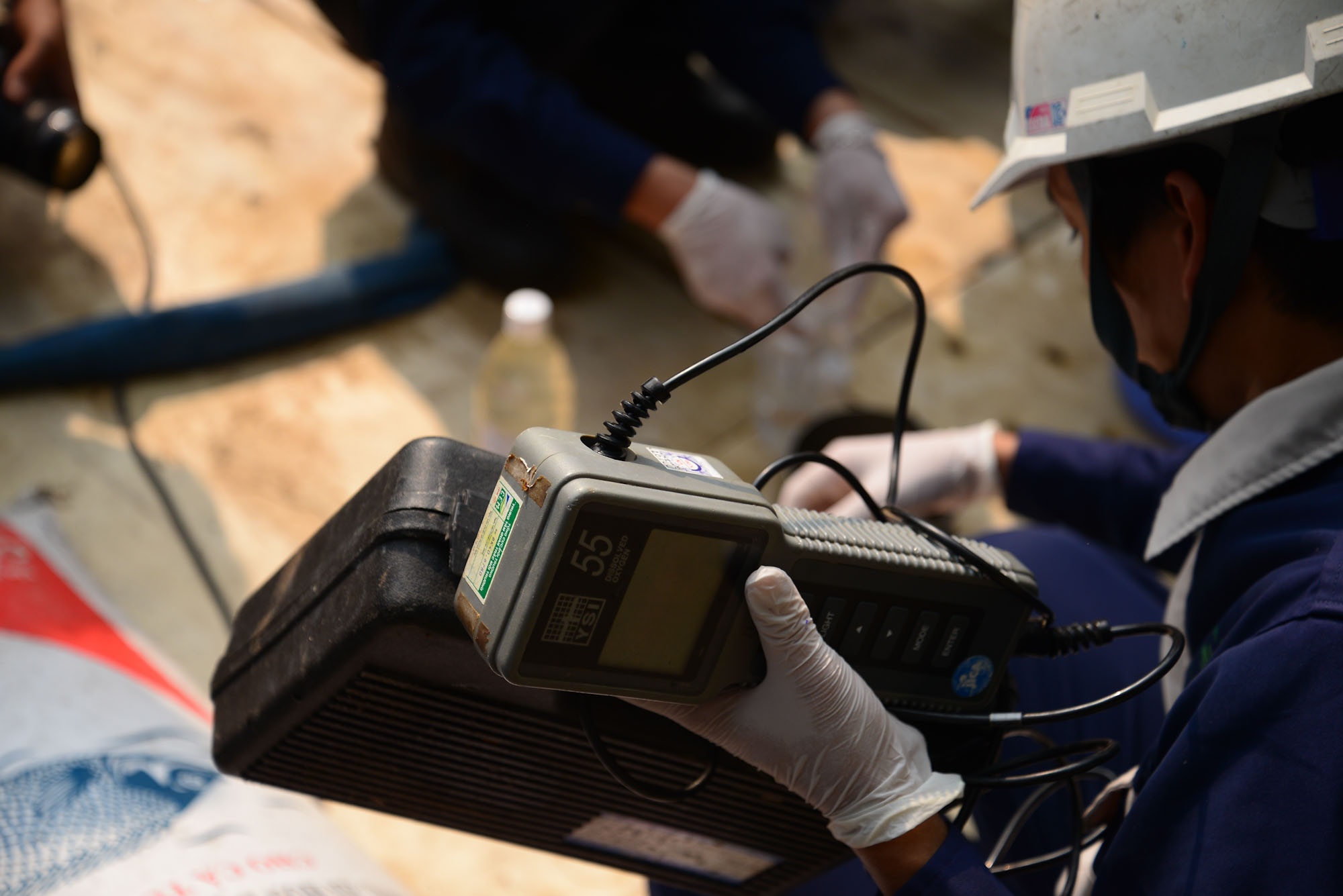 tha ca Koi Nhat Ban xuong song To Lich,  lam sach song To Lich cong nghe Nhat anh 6