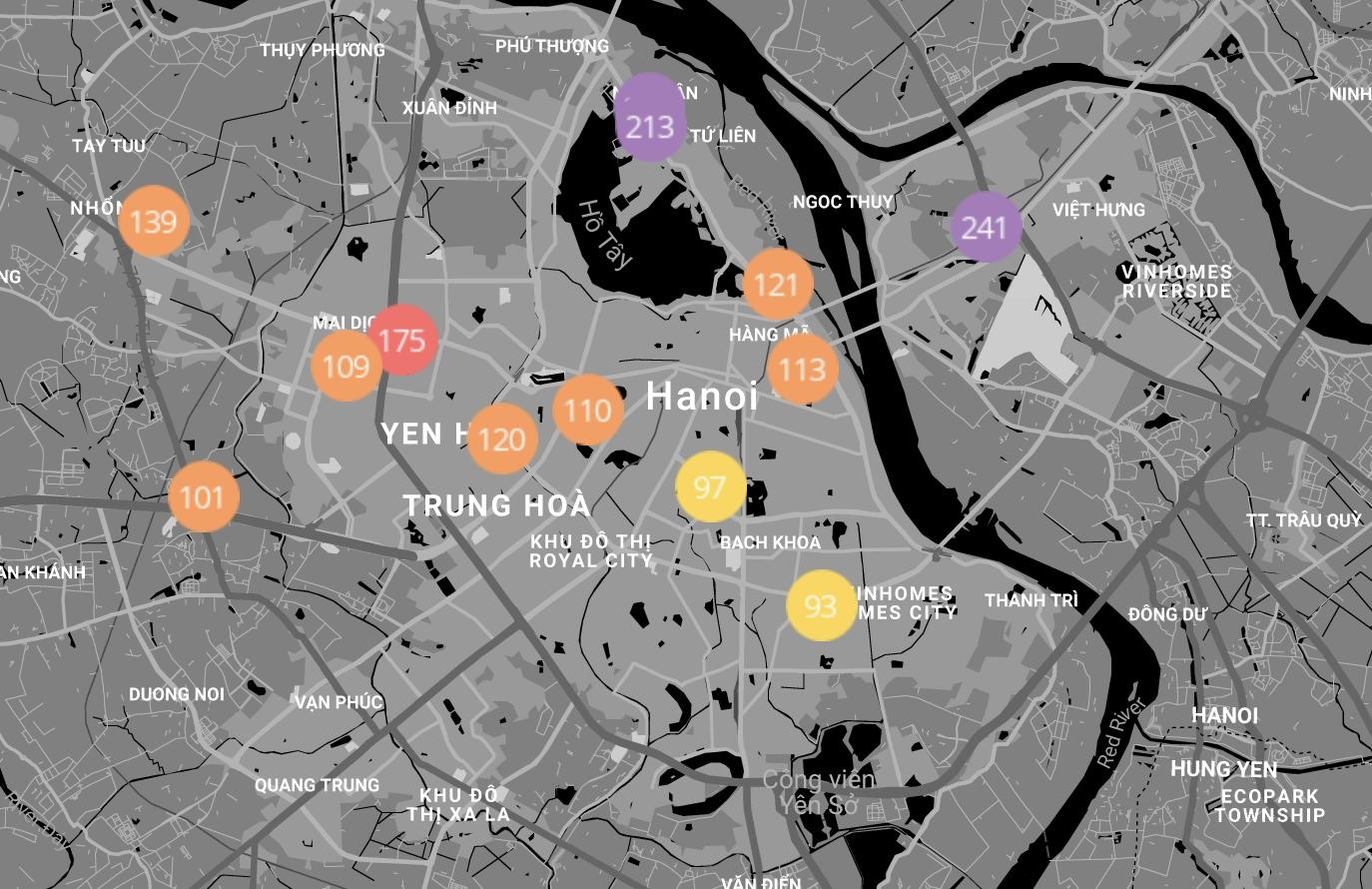 Ha Noi o nhiem khong khi cham dinh anh 1