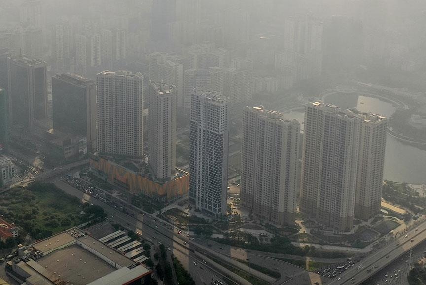 Sang 8/10, chi so o nhiem khong khi cua Thao Dien cao nhat TP.HCM hinh anh