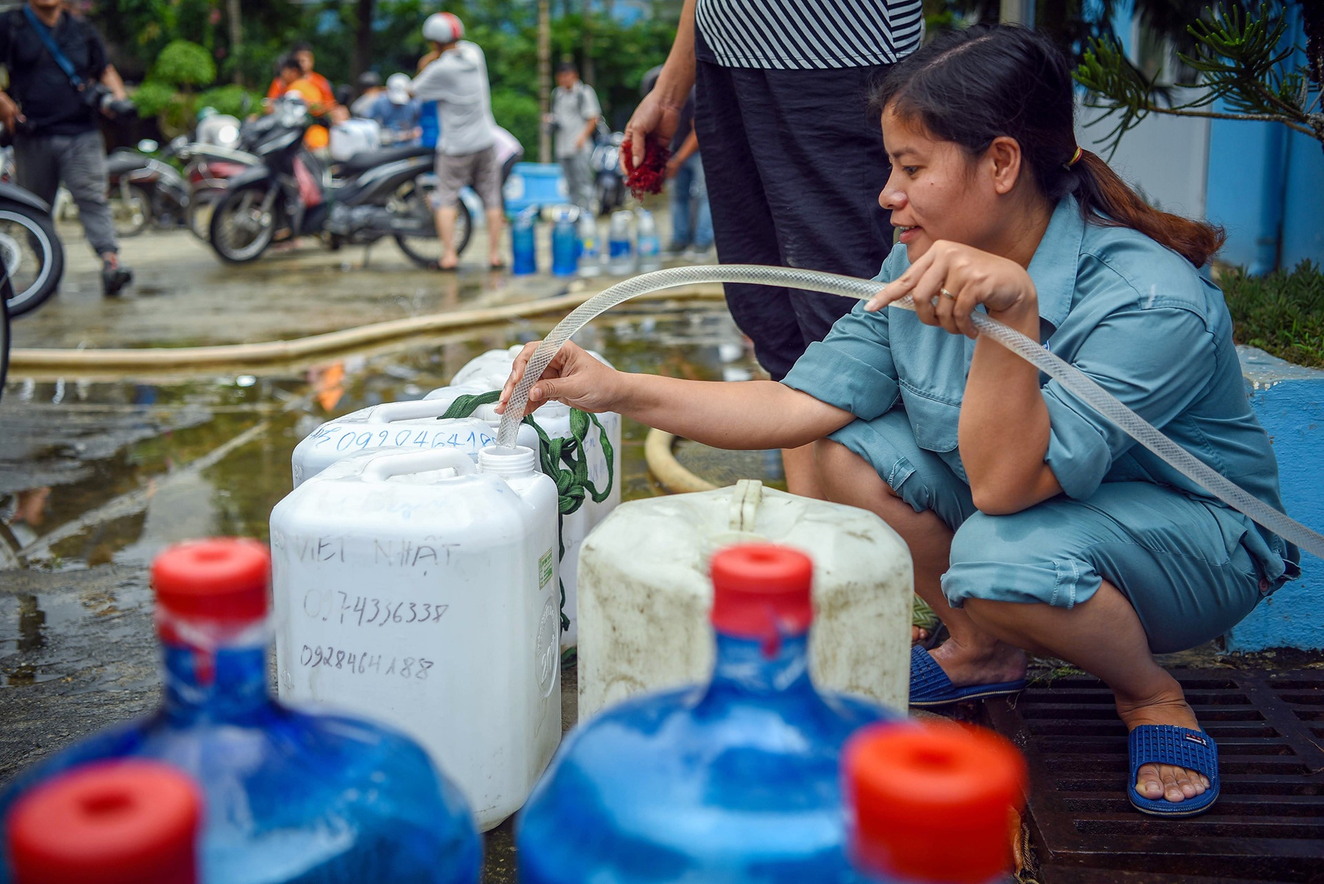 O nhiem nuoc o Ha Noi anh 2