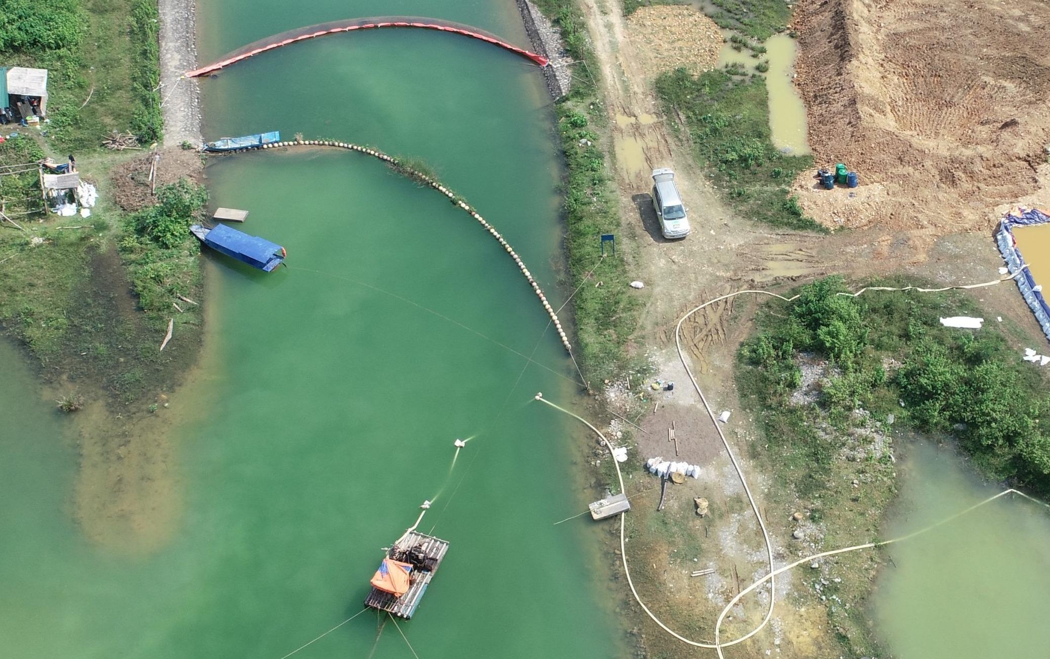 Qua trinh xu ly dau thai o dau nguon nuoc song Da hinh anh