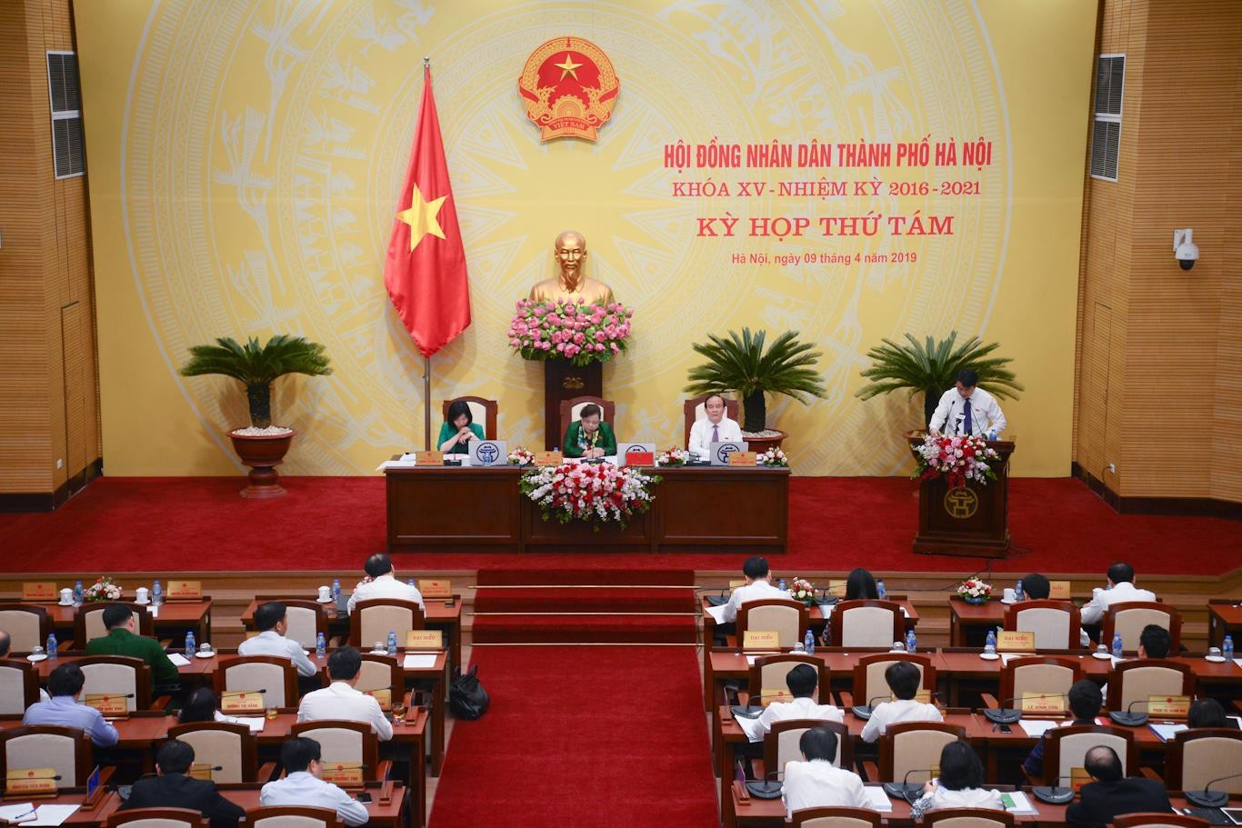 Khai mac ky hop thu 11 HDND Ha Noi hinh anh