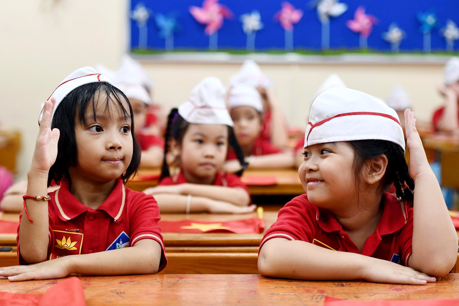 Hoc sinh tu mam non den THPT o Ha Noi nghi het 8/3 hinh anh