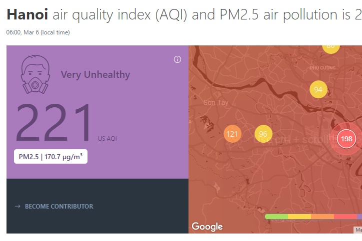 Ha Noi o nhiem khong khi anh 2
