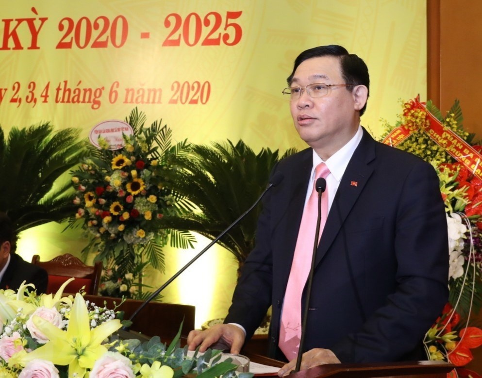 dai hoi Dang quan Ba Dinh,  Bi thu Vuong DInh Hue anh 1