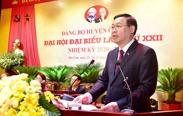 Bi thu Vuong DInh Hue,  huyen Gia Lam Ha Noi anh 1