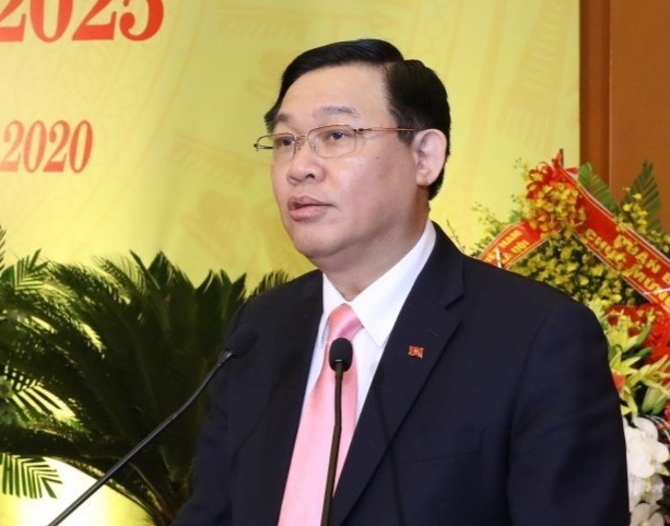 Bi thu Vuong Dinh Hue nhac nho quan Ba Dinh ve trat tu xay dung hinh anh