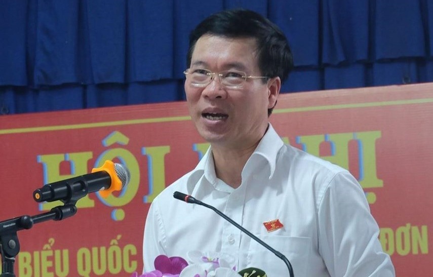 Truong ban Tuyen giao T.U Vo Van Thuong tiep xuc cu tri huyen Xuan Loc hinh anh