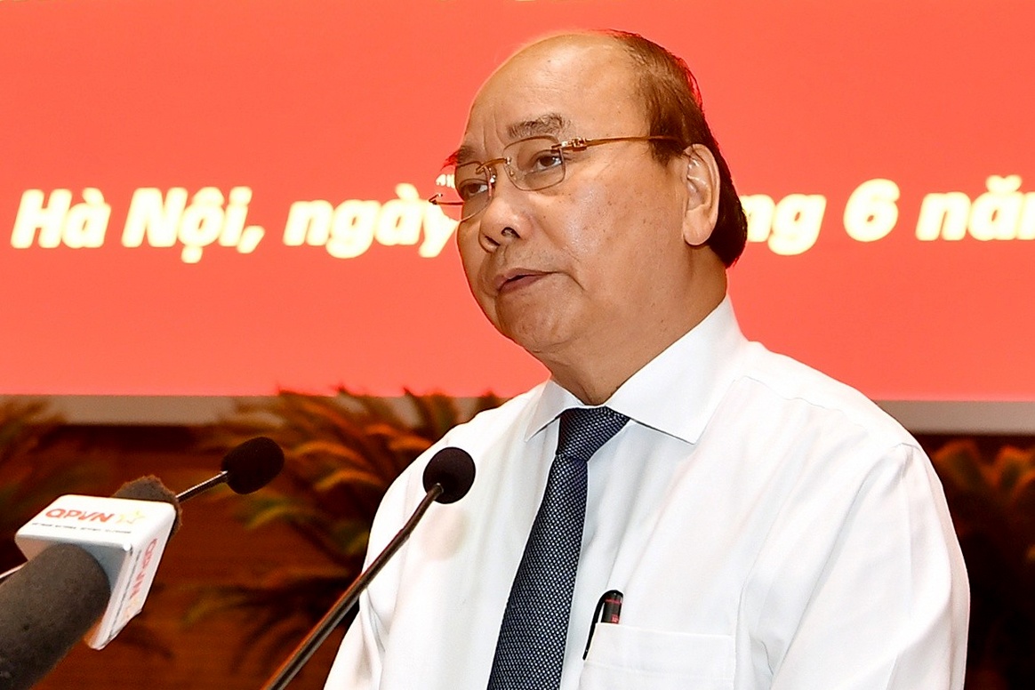 Thu tuong Nguyen Xuan Phuc du hoi nghi Quan chinh toan quan hinh anh