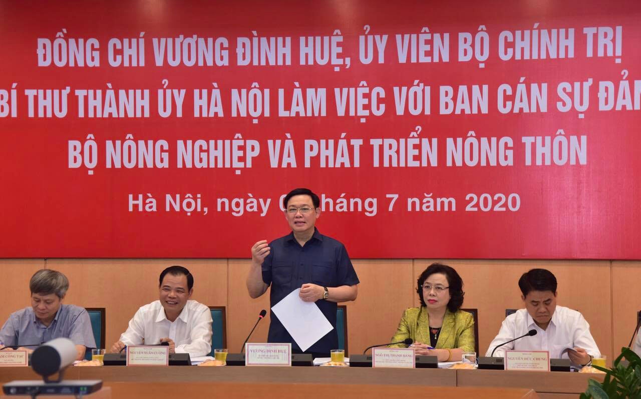 quy hoach 2 bo song Hong,  Bi thu Vuong Dinh Hue anh 1