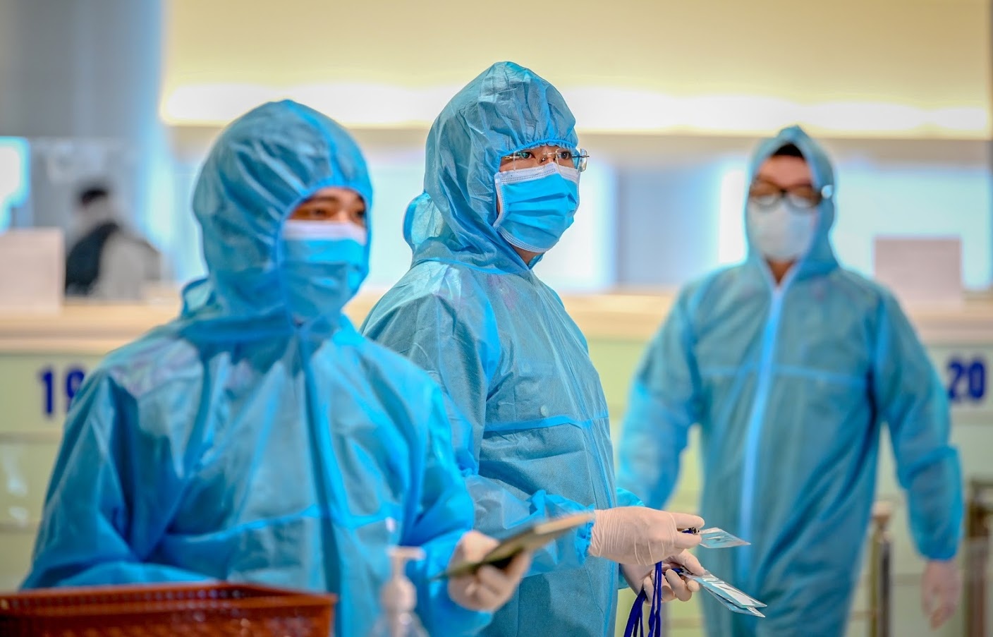 Ha Noi xet nghiem ngau nhien Covid-19 tai mot so khu vuc hinh anh