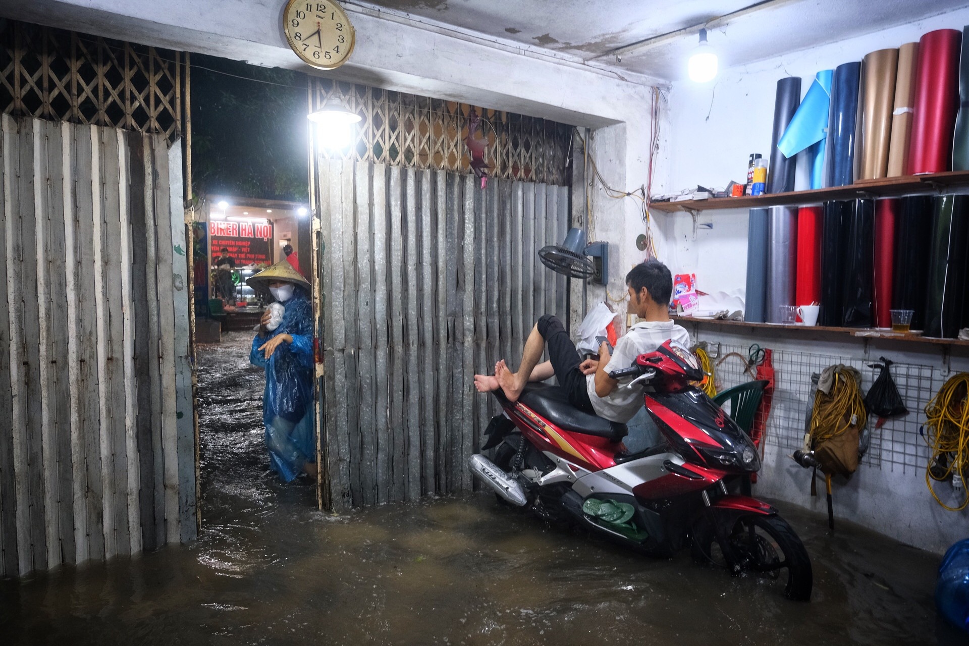 Ha Noi ngap ung do mua lon anh 2
