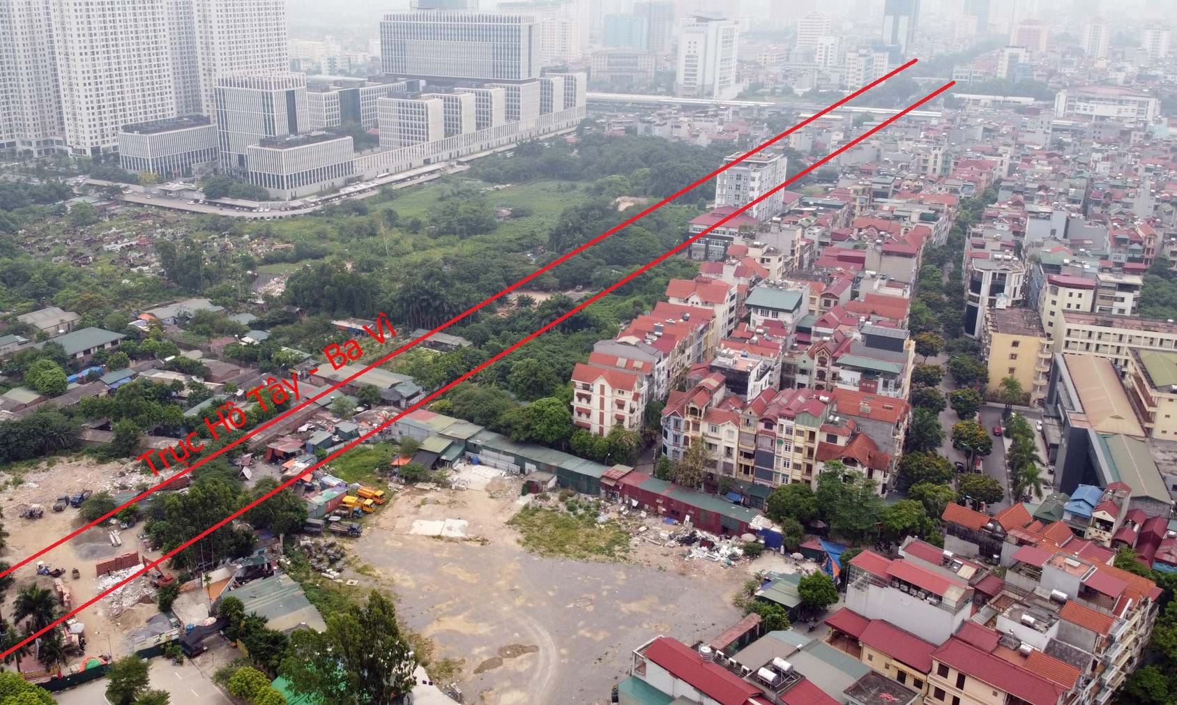 Bo Xay dung tra loi ve truc duong 'chong' len khu tai dinh cu hinh anh