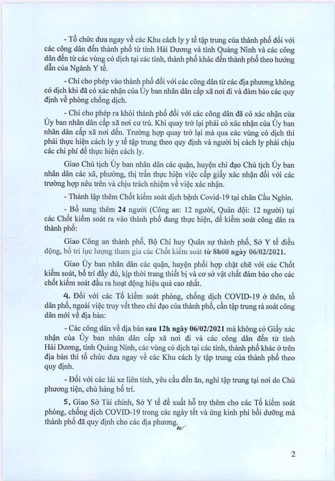 Hai Phong cach ly tap trung nguoi ve,  ve Hai Phong an tet anh 2