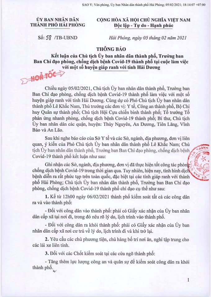 Hai Phong cach ly tap trung nguoi ve,  ve Hai Phong an tet anh 1