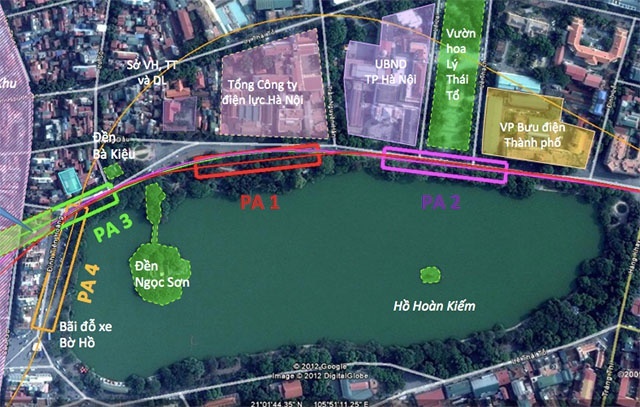 Ha Noi nghien cuu bo ga ngam C9 dat tai ho Hoan Kiem hinh anh