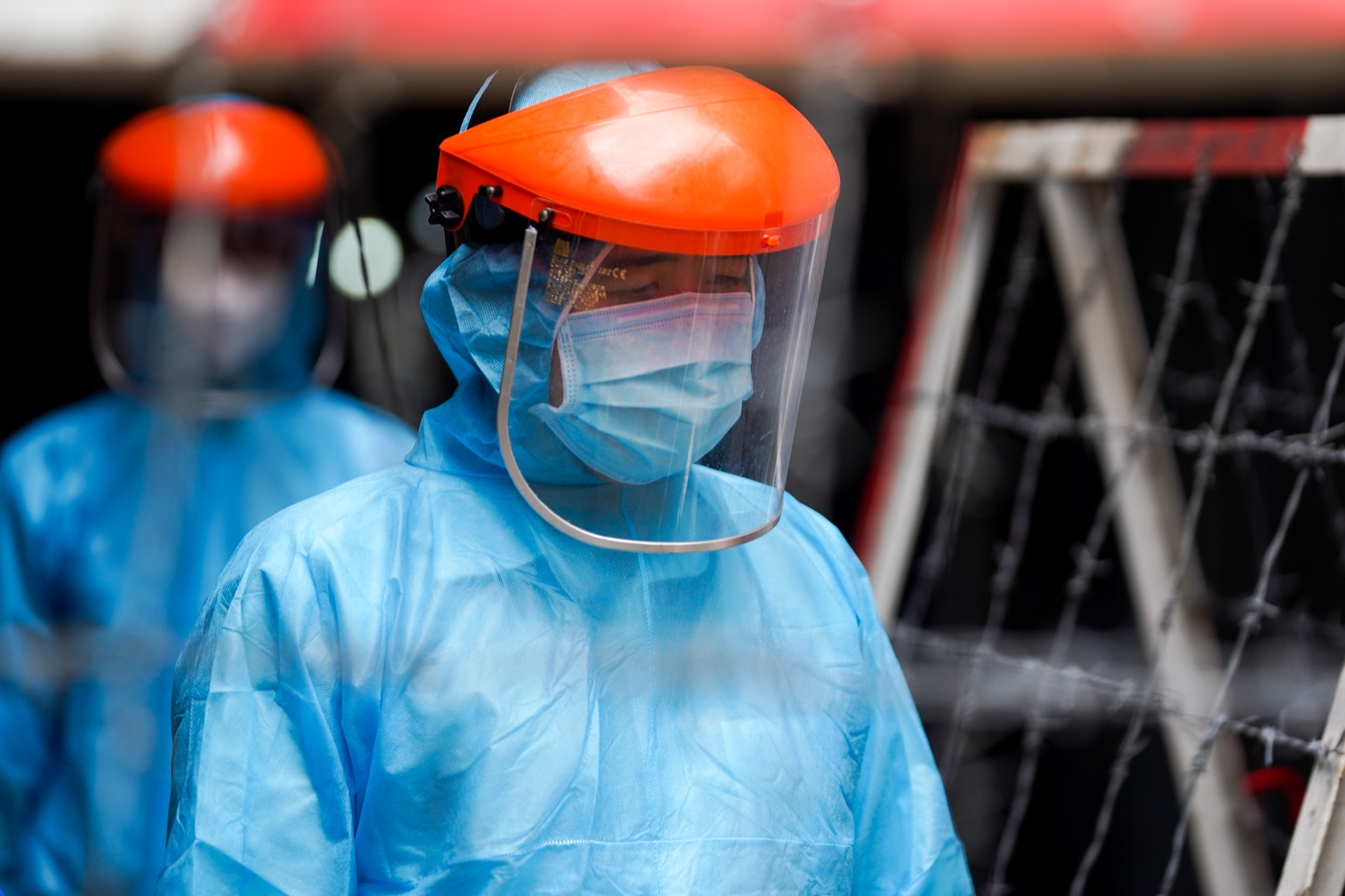 ca mac Covid-19 Ha Noi,  booth xet nghiem Covid-19 anh 3