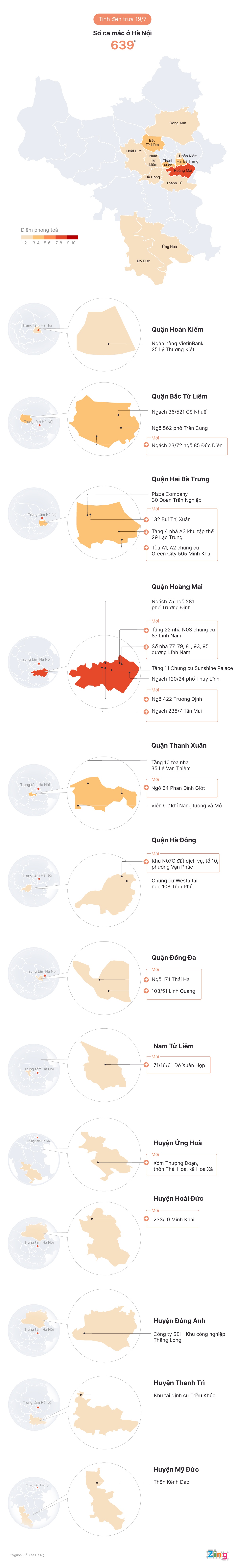 Dich Covid-19 Ha Noi,  Diem phong toa Ha Noi anh 1