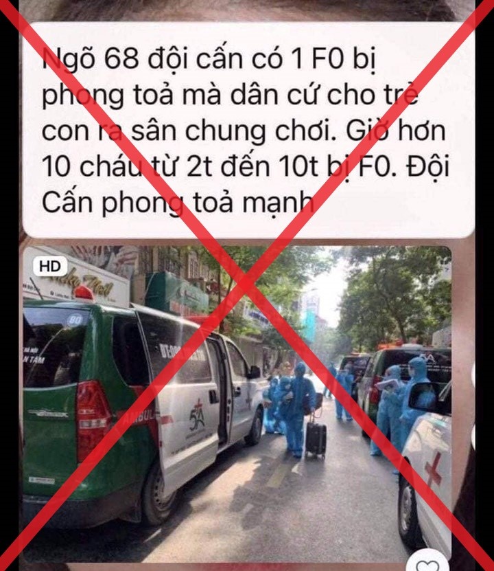 Dich Covid-19 Ha Noi,  10 F0 duong Doi Can anh 1