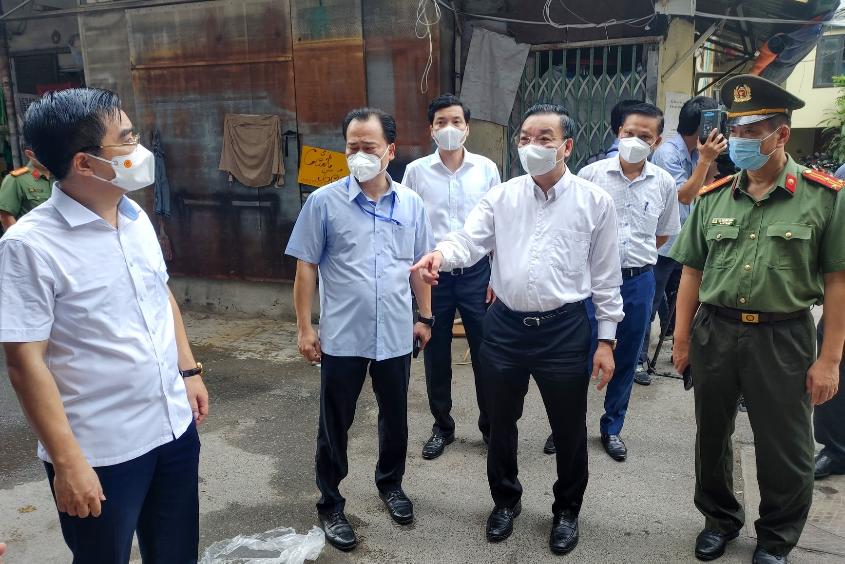 Dich Covid-19 Ha Noi,  gian cach xa hoi Ha Noi anh 1