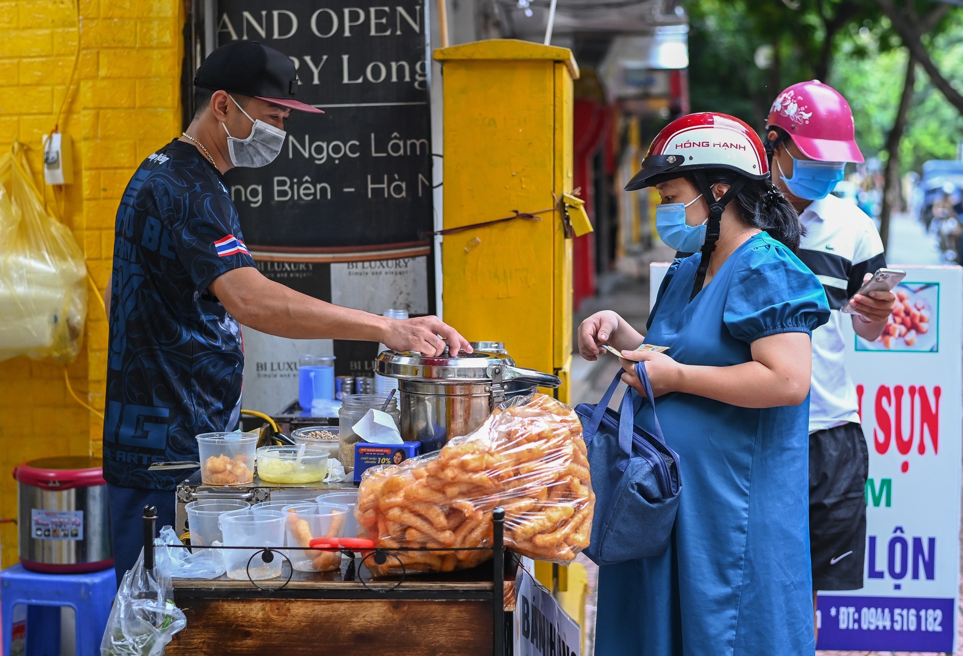 Dich Covid-19 Ha Noi,  gian cach xa hoi Ha Noi anh 3
