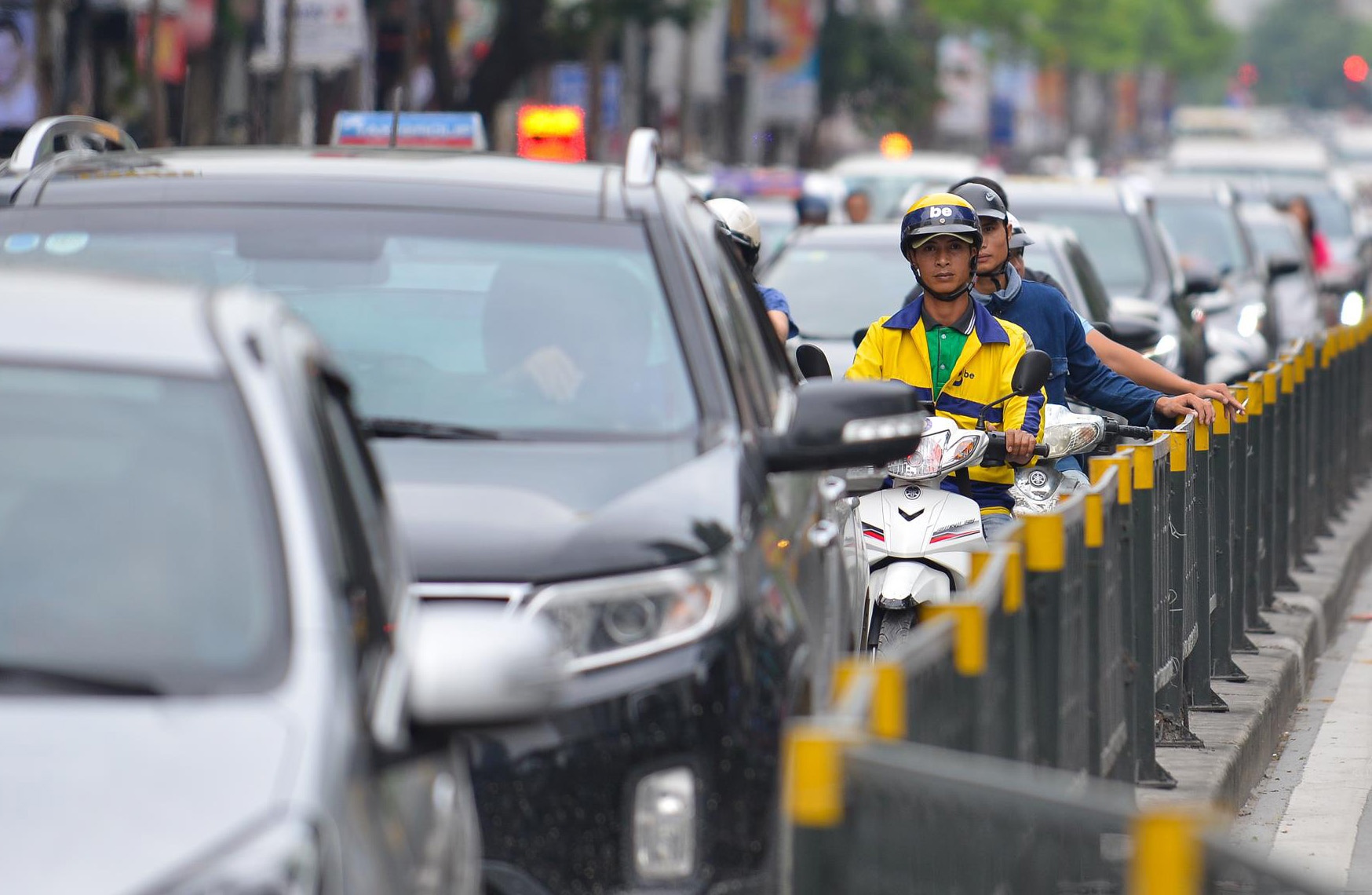 Khong the trong cho thu phi nguoi di oto de giam un tac hinh anh