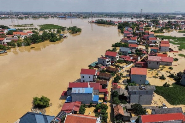 Thoi tiet dem 9/10: Lu tren song Cau o Bac Ninh tiep tuc len hinh anh