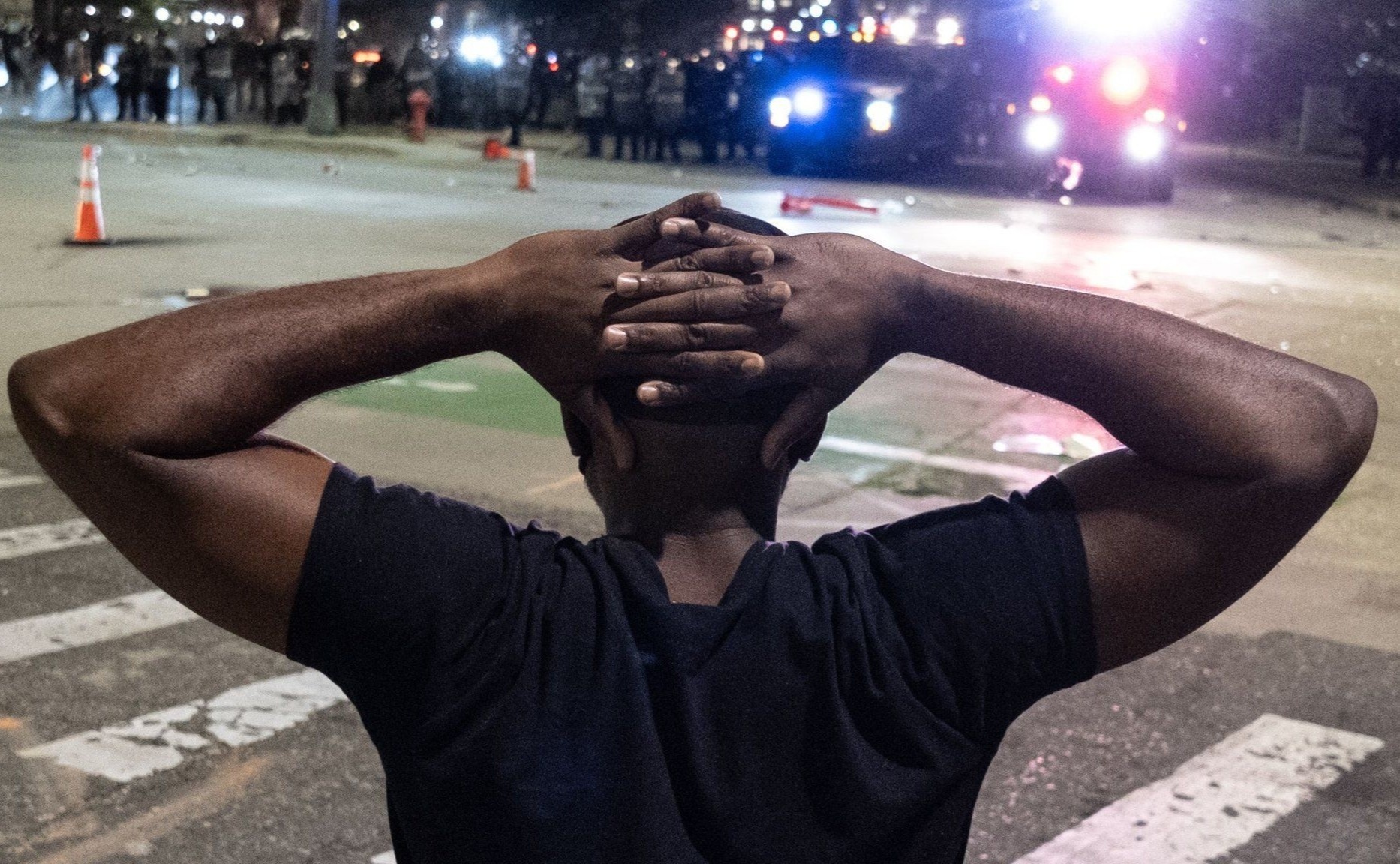 Bi day song vi clip nghi la canh sat ghi chet nguoi da den hinh anh