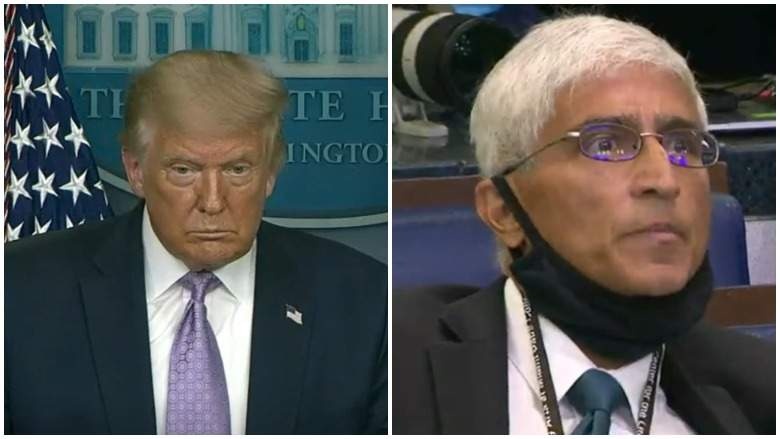 TT Trump ngat loi phong vien khi bi chat van ve nhung loi noi doi hinh anh