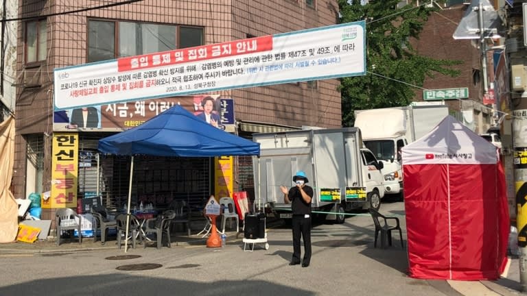 nha tho de doa bung phat dich tai han quoc anh 2