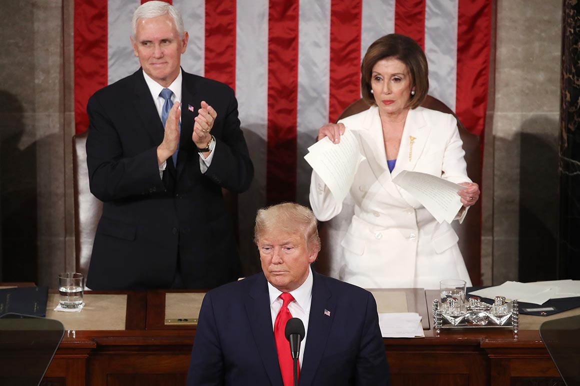 Pelosi tuyet giao voi Trump anh 6