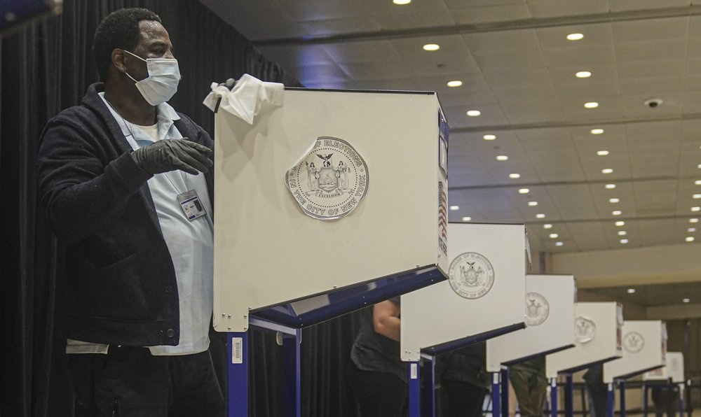 bo phieu som tai New York anh 5