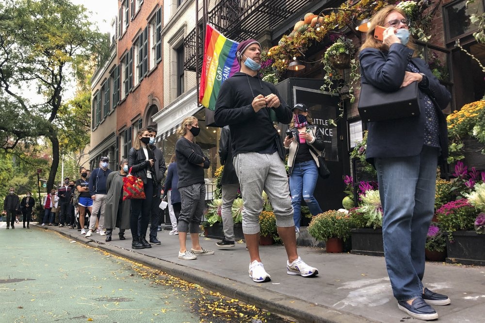 bo phieu som tai New York anh 6